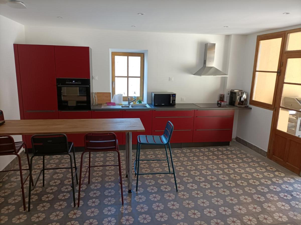Grand Gîte terrasses Largentière Esterno foto