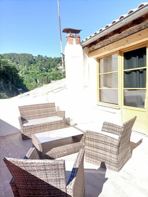 Grand Gîte terrasses Largentière Esterno foto